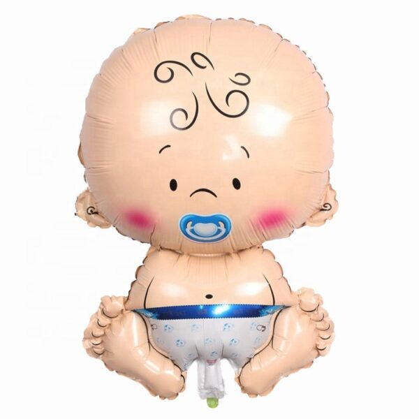 Baby med napp - Pojke / Folie ballong -Y79