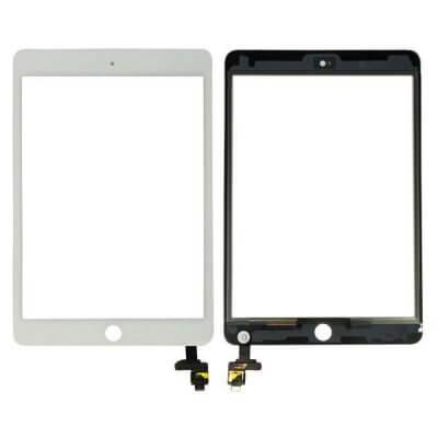 iPad Mini 3 Glas & Digitizer med hemknapp - VIT