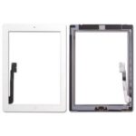 iPad 3/4 Touch Glas med hemknapp - Vit