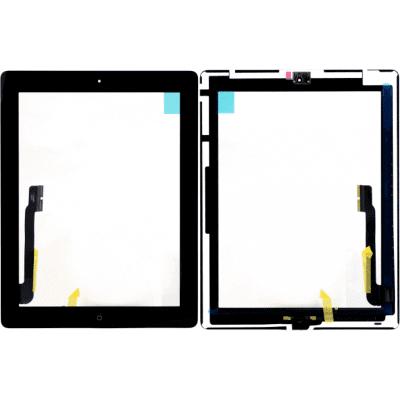 iPad 3/4 Touch Glas med hemknapp - Svart