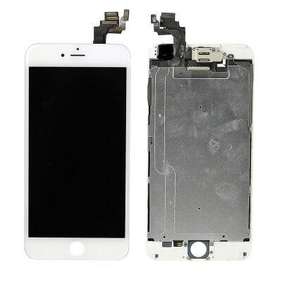 iPhone 6S Plus Komplett LCD Skärm med Smådelar - Vit