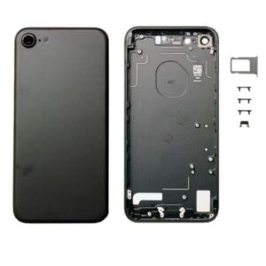 iPhone 7 baksida med små delar - Svart