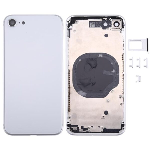 iPhone 8 baksida med små delar - Silver