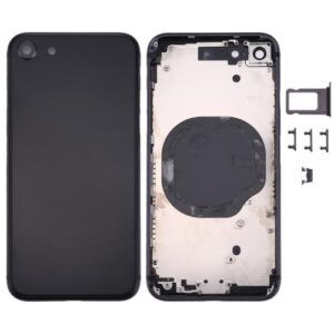 iPhone 8 baksida med små delar - Svart