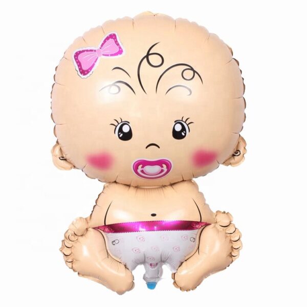 Baby med napp/ baby girls / Folie ballong - Y80