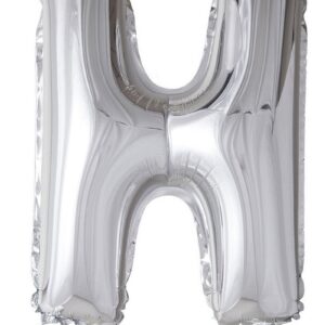 Bokstav H/ Silver färg/ 41 cm