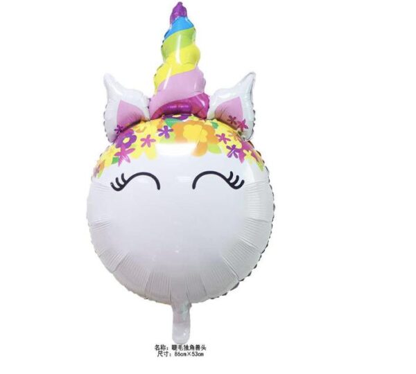 Katt enhörning folieballong (YC254)