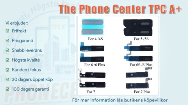 iPhone 7/8 Plus Skydd för Samtalshögtalare
