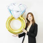 Diamond Ring / Folie ballong - Y134