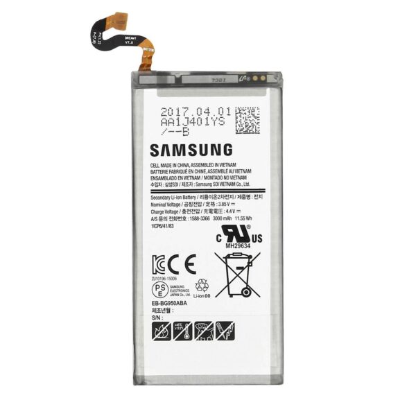 Samsung S8 batteri Original, modell: EB-BG950ABE- 3000 mAh